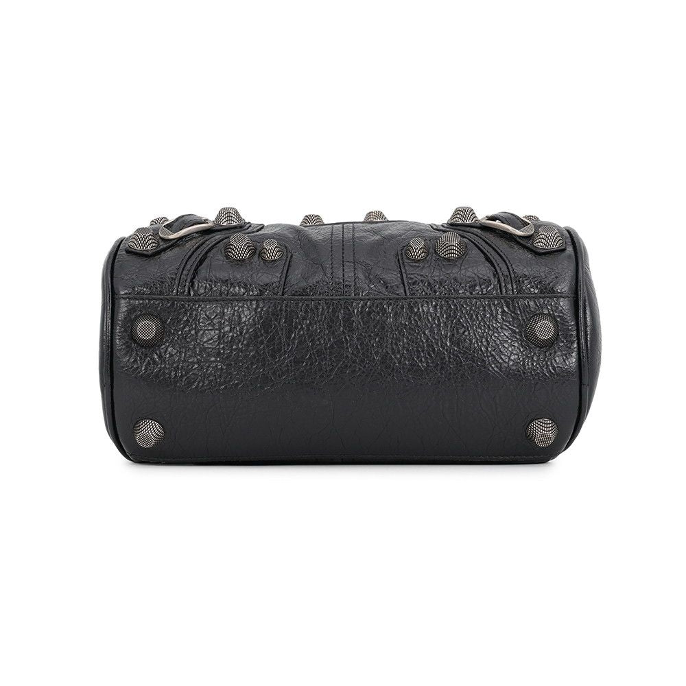 Balenciaga Shoulder Bag le Cagole Cylinder Leather Black — view 3