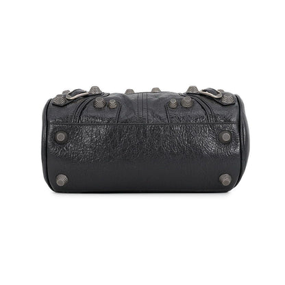 Balenciaga Shoulder Bag le Cagole Cylinder Leather Black — view 3