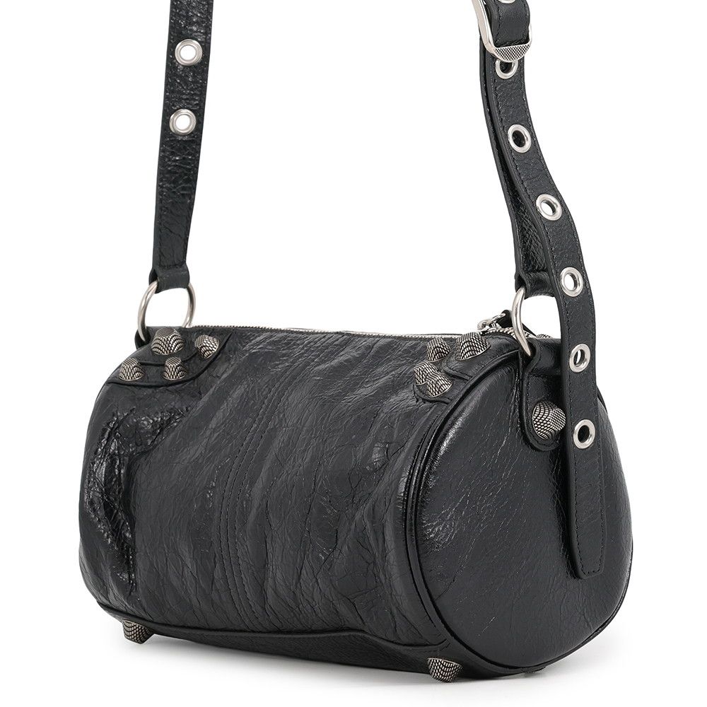 Balenciaga Shoulder Bag le Cagole Cylinder Leather Black — view 2