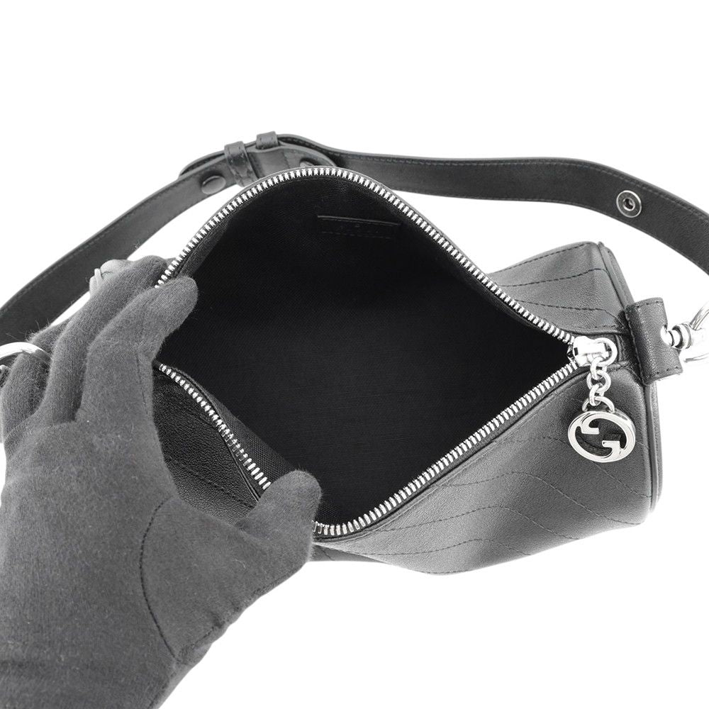 Gucci Shoulder Bag Blondie Small Leather Black — view 5