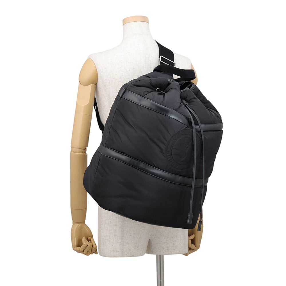 Saint Laurent Paris Shoulder Bag Rive Gauche Nylon Black — view 4