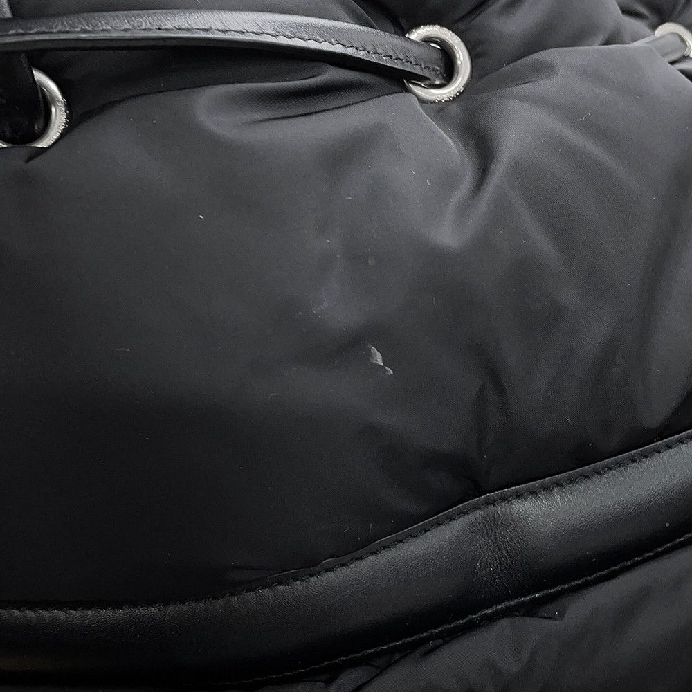Saint Laurent Paris Shoulder Bag Rive Gauche Nylon Black — view 6
