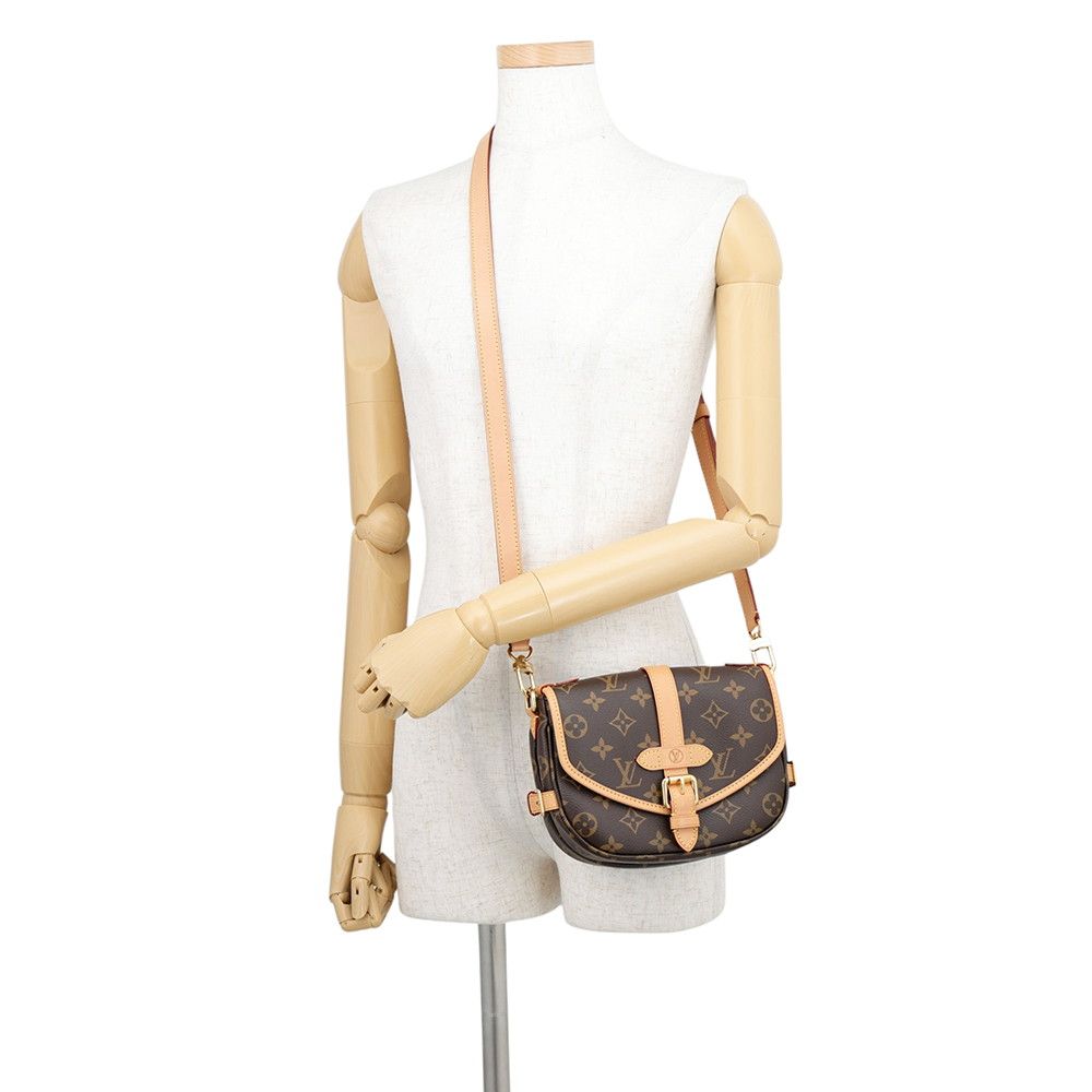 Louis Vuitton Shoulder Bag Monogram Saumur BB — view 4