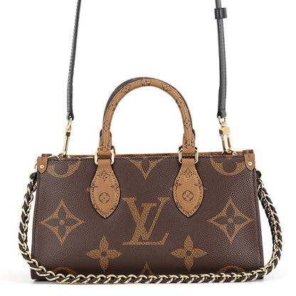 Louis Vuitton Handbag Monogram Reverse Giant On The Go East West Chain