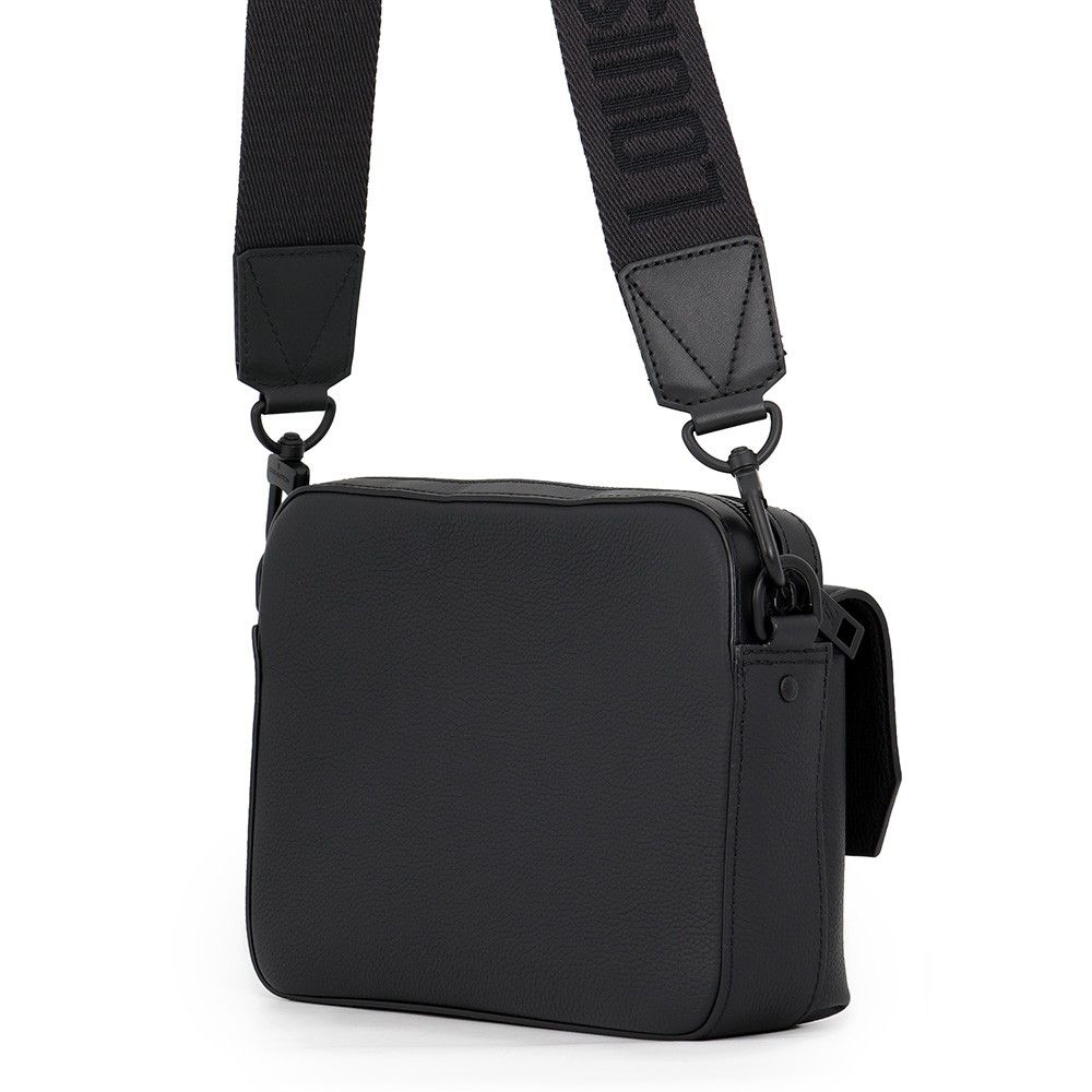 Louis Vuitton Shoulder Bag Leather LV Aerogram Fast Line Messenger Black — view 2