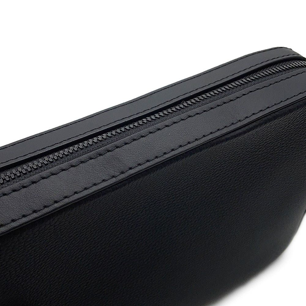 Louis Vuitton Shoulder Bag Leather LV Aerogram Fast Line Messenger Black — view 7