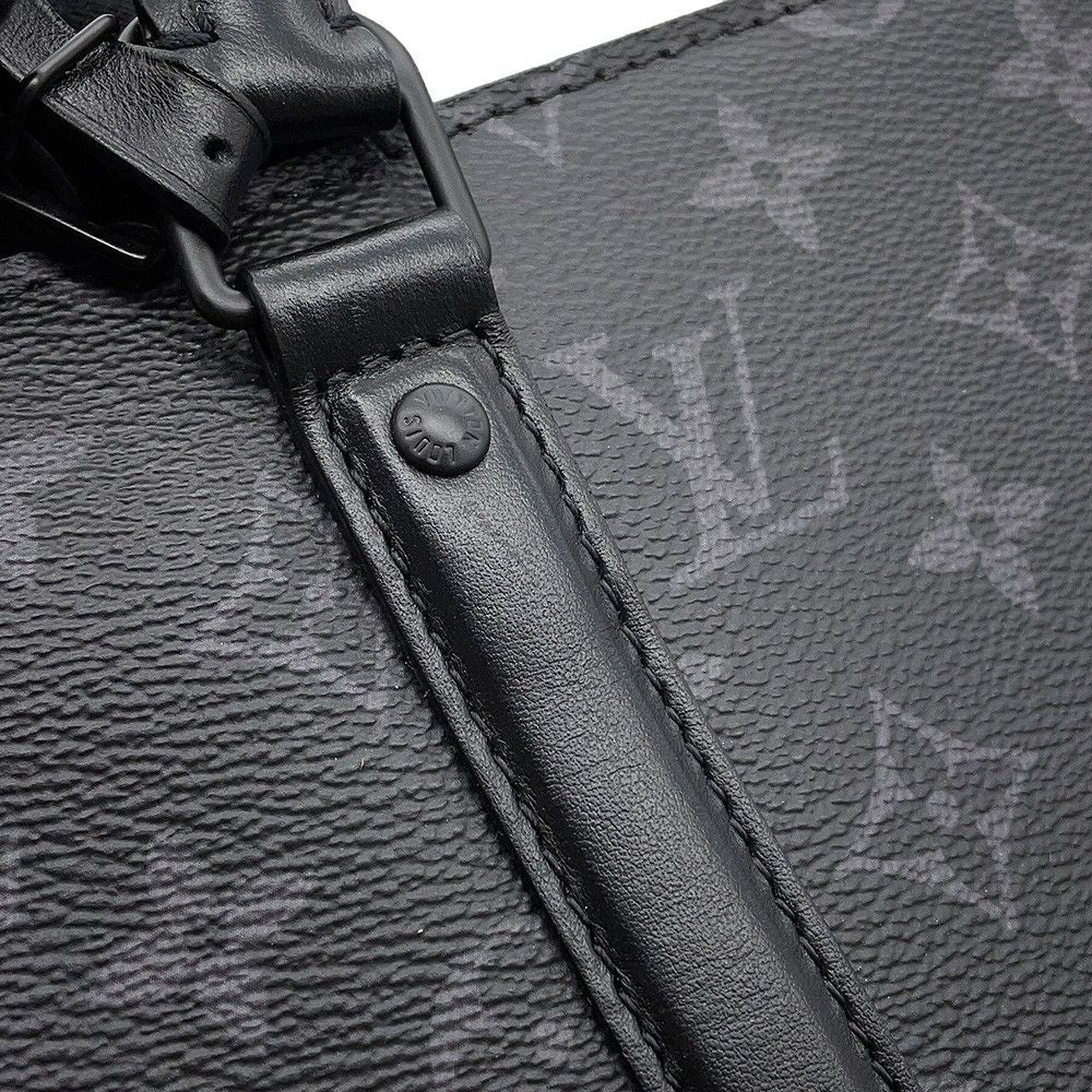 Louis Vuitton Tote Bag Monogram Eclipse Sac Plat Horizontal Zip 2-Way Business — view 7