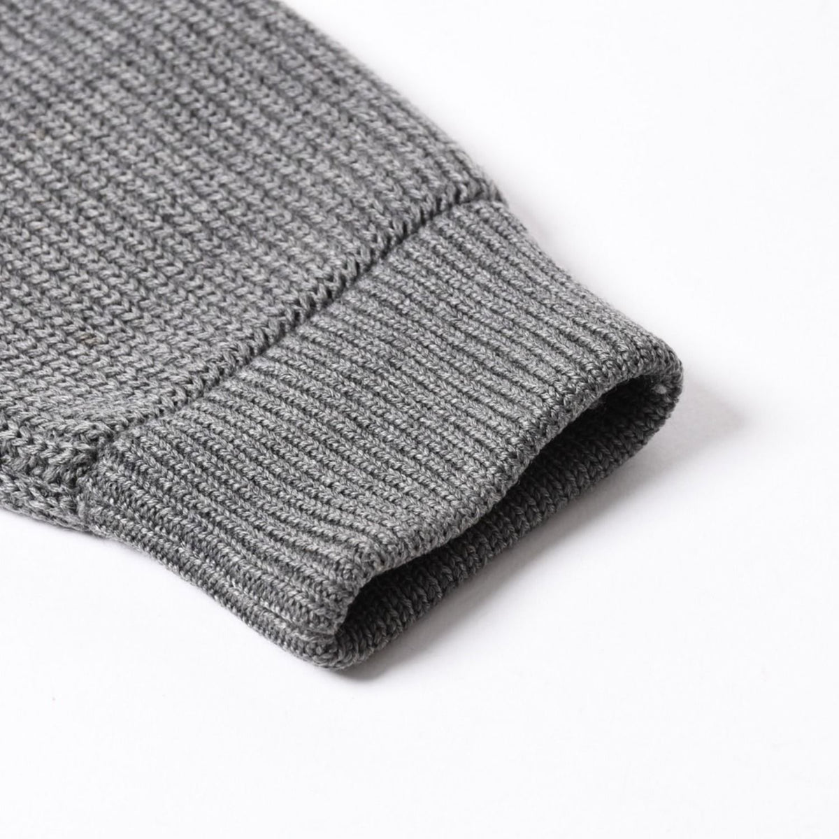 Gucci Leather Switchable Wool Cardigan Gray Navy Bicolor — view 8
