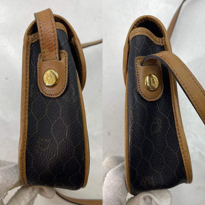 Dior Honeycomb Pattern Shoulder Bag Black — view 5