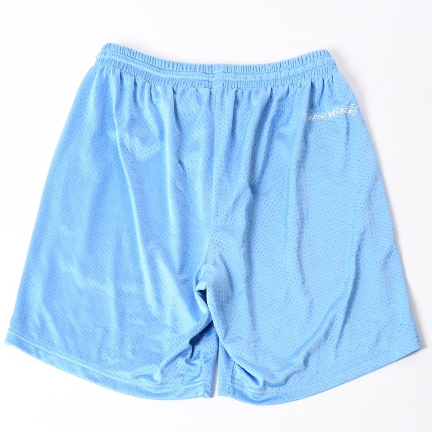 Chrome Hearts Mesh Varsity Shorts Light Blue L Half — view 2