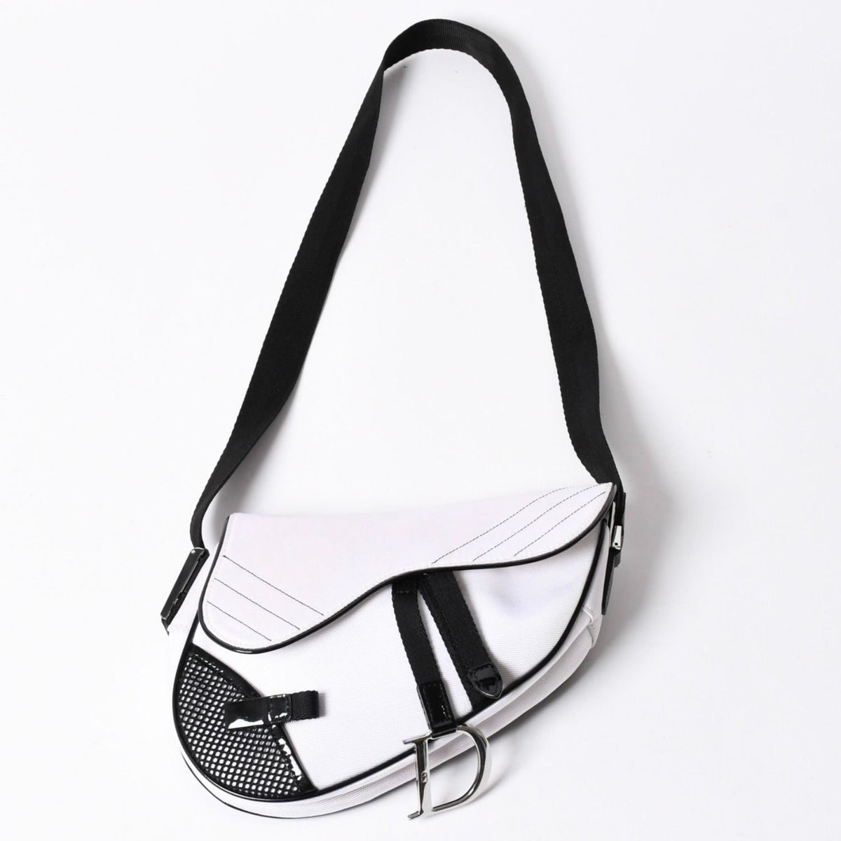 Dior Saddle Bag Nylon Canvas Galliano
