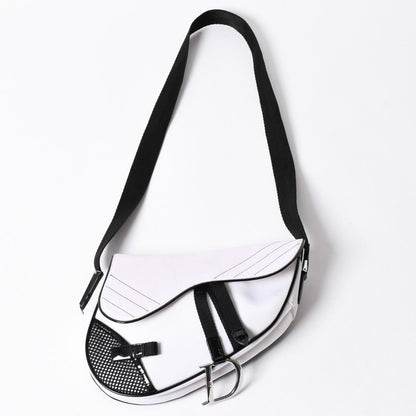 Dior Saddle Bag Nylon Canvas Galliano