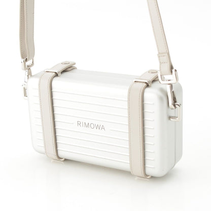 Dior Rimowa Personal Aluminum Leather Shoulder Bag Silver — view 3