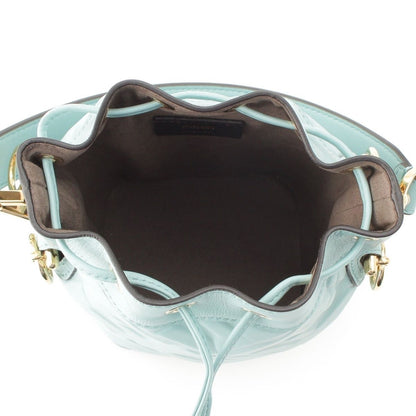 Fendi Mini Montresor Zucca Bucket Handbag Light Blue — view 6
