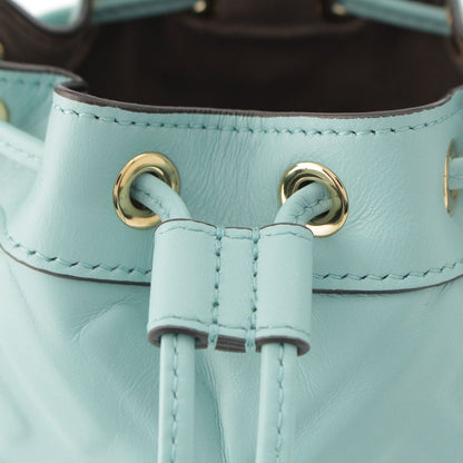 Fendi Mini Montresor Zucca Bucket Handbag Light Blue — view 8
