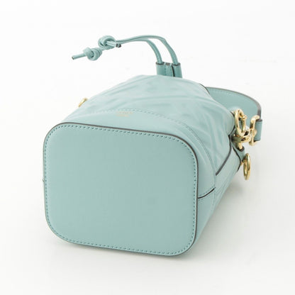 Fendi Mini Montresor Zucca Bucket Handbag Light Blue — view 5