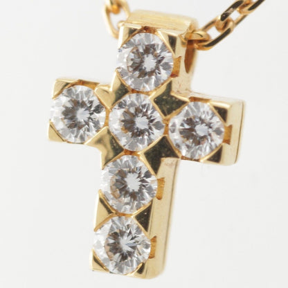 Van Cleef & Arpels Mini Croix Cross 18K Gold Necklace — view 4