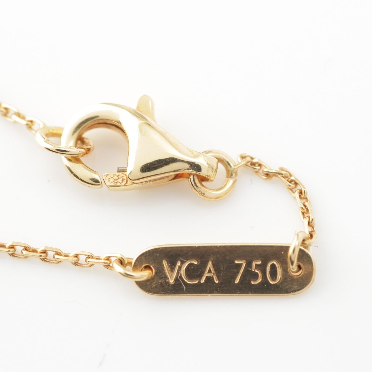 Van Cleef & Arpels Mini Croix Cross 18K Gold Necklace — view 6
