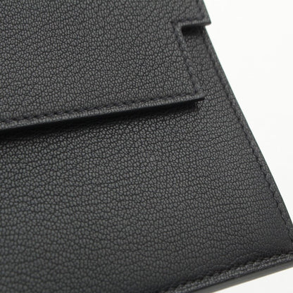 Hermes Kelly Pocket Long Chevre Chamkila Wallet Black — view 8