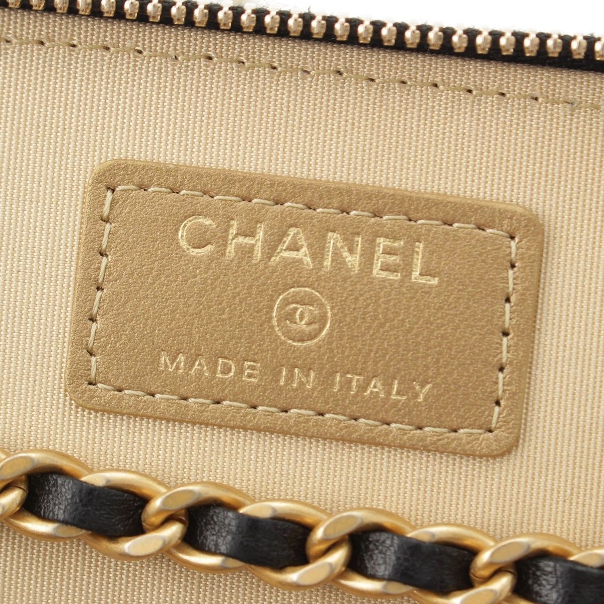Chanel Quilted Lambskin Vanity Mini Ball Chain Shoulder Bag Black — view 7
