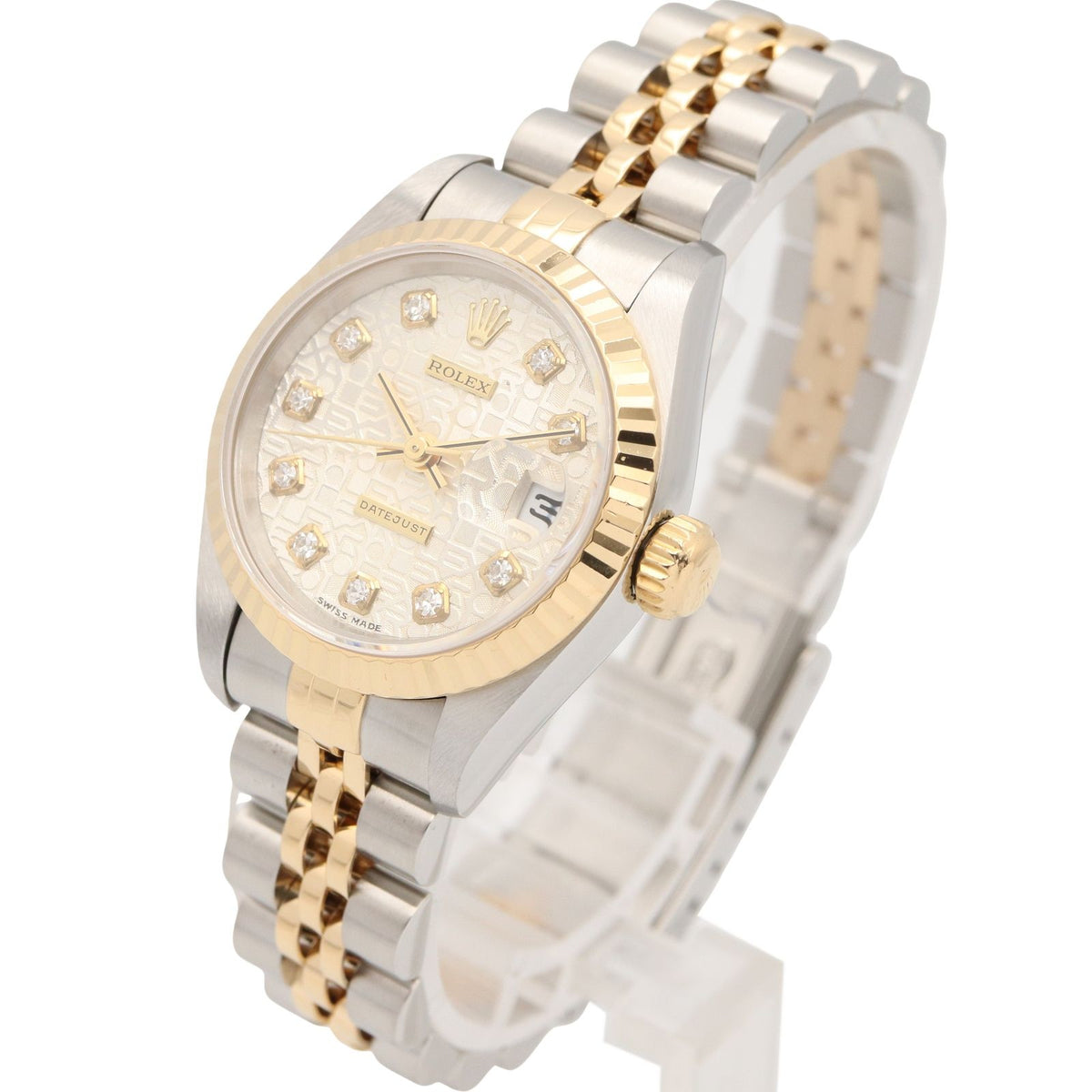 Rolex Watch Datejust Diamond Con NP 18K Stainless Steel — view 2