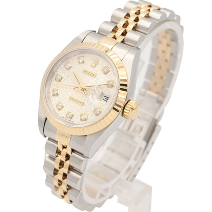 Rolex Watch Datejust Diamond Con NP 18K Stainless Steel — view 2