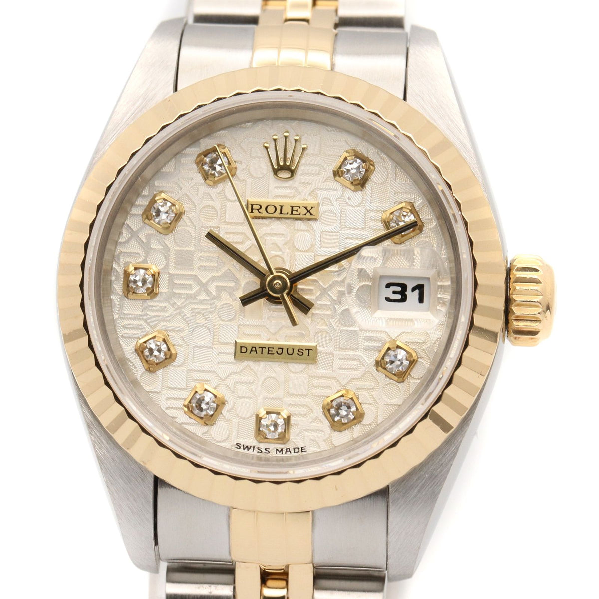 Rolex Watch Datejust Diamond Con NP 18K Stainless Steel — view 3