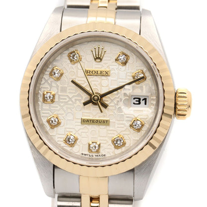 Rolex Watch Datejust Diamond Con NP 18K Stainless Steel — view 3