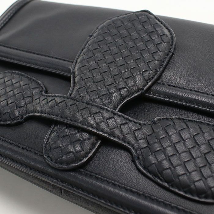 Bottega Veneta Chain Intrecciato Shoulder Bag Leather — view 5
