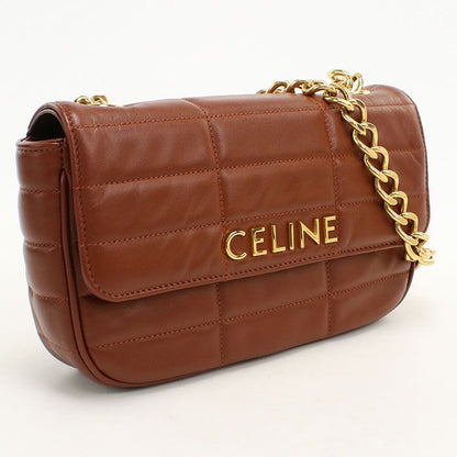 Celine Chain Shoulder Bag Calfskin