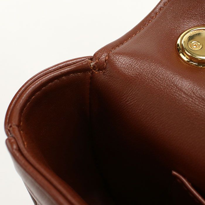Celine Chain Shoulder Bag Calfskin — view 5