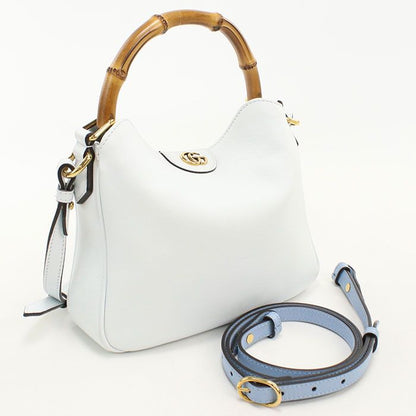 Gucci 2-Way Diana Handbag Leather