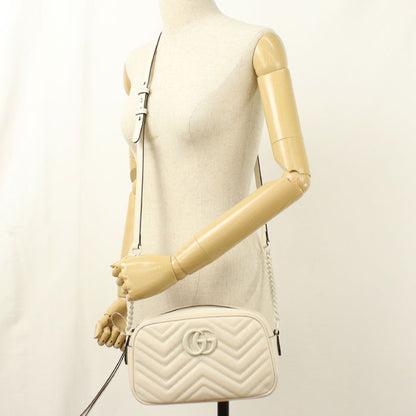 Gucci Small Camera Bag GG Marmont Crossbody Quilted Leather — view 7