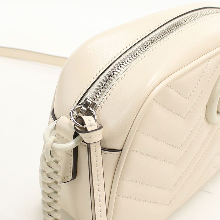 Gucci Small Camera Bag GG Marmont Crossbody Quilted Leather — view 6