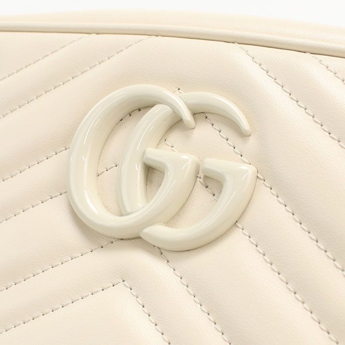 Gucci Small Camera Bag GG Marmont Crossbody Quilted Leather — view 5