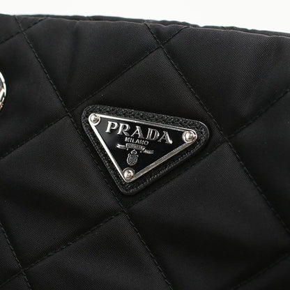 Prada Chain Quilted Nylon Tote Bag — view 5