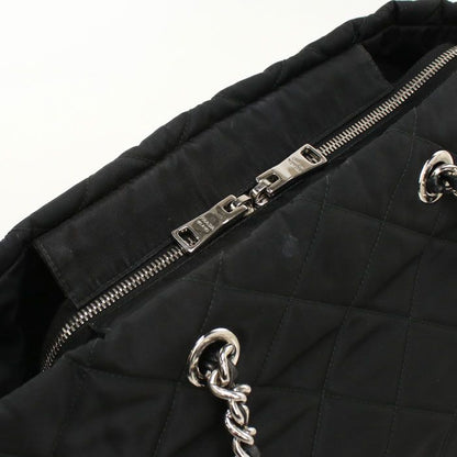 Prada Chain Quilted Nylon Tote Bag — view 6