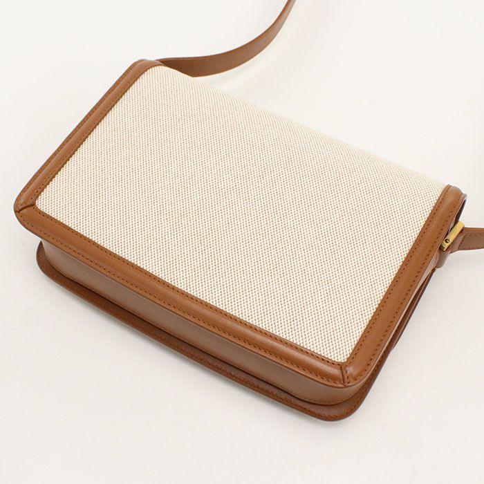 Saint Laurent Solferino Shoulder Bag Canvas Leather — view 2