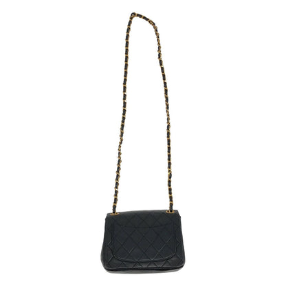 Chanel Lambskin Mini Quilted Chain Shoulder Bag Black — view 2