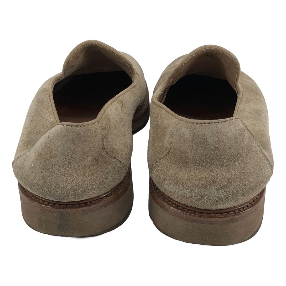 Brunello Cucinelli Suede Tassel Loafers Beige — view 3