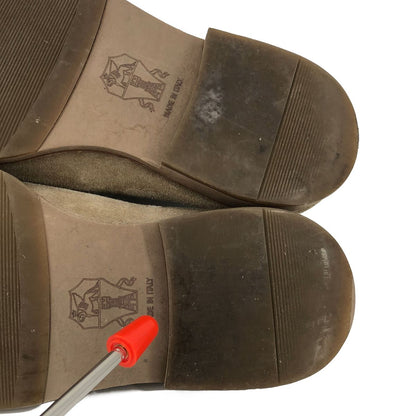 Brunello Cucinelli Suede Tassel Loafers Beige — view 6