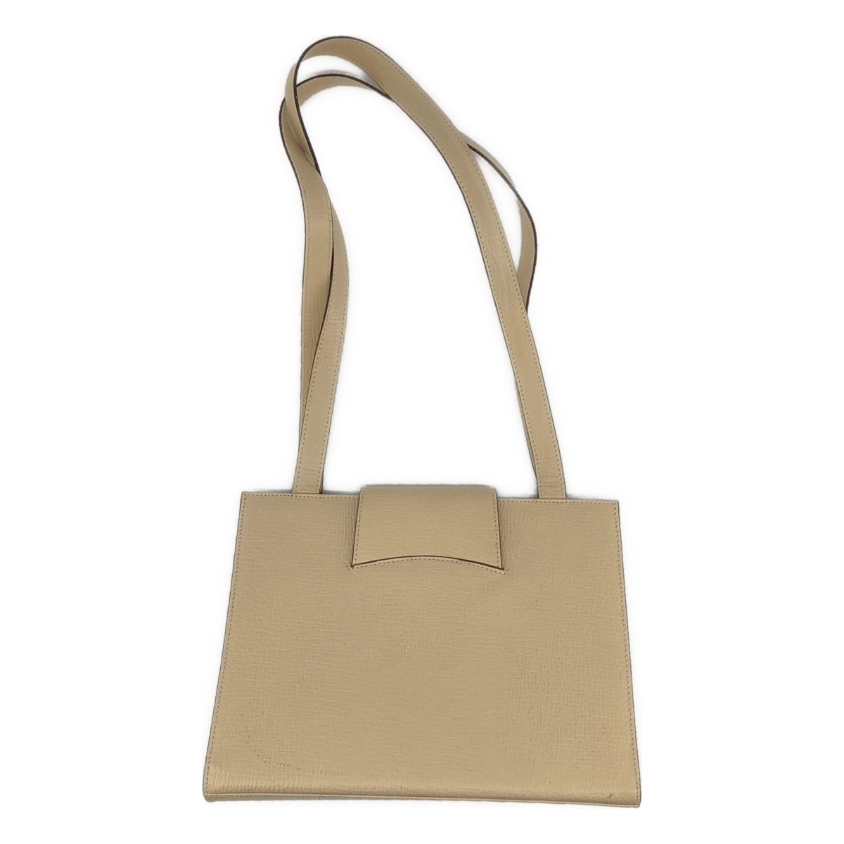 Loewe Barcelona Leather Handbag Ivory — view 2