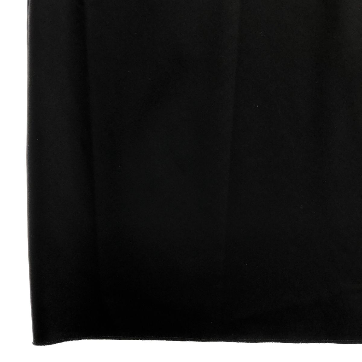 Loro Piana Gabriela Coll Garments Super Wool Cut Off Sleeveless Dress Black M — view 3