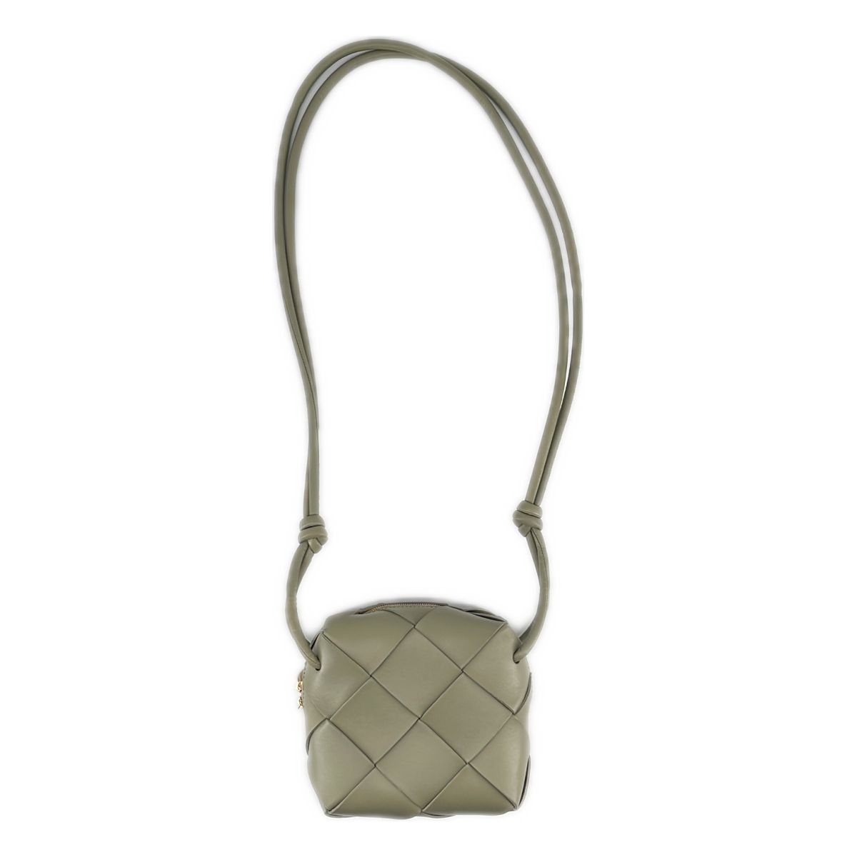 Bottega Veneta Intrecciato Mini Cassette Camera Bag Khaki — view 2
