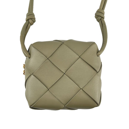 Bottega Veneta Intrecciato Mini Cassette Camera Bag Khaki — view 4