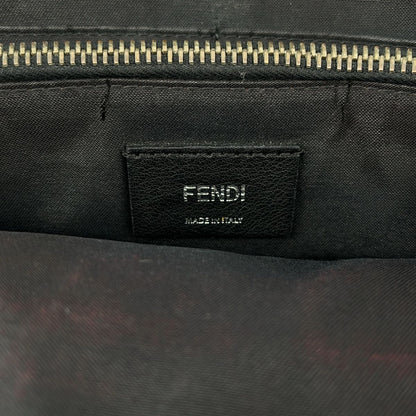 Fendi by the Way Crocotab Leather Shoulder Bag Khaki — view 4