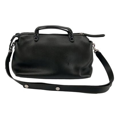 Fendi by the Way Crocotab Leather Shoulder Bag Khaki — view 2