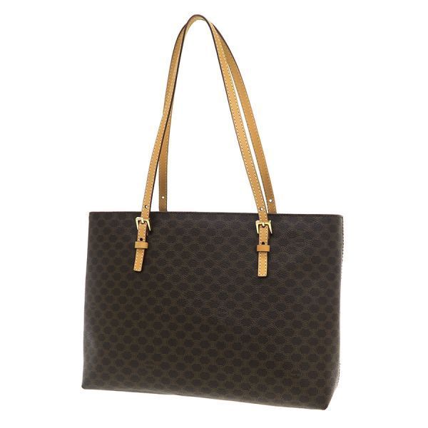 Celine Macadam Tote Bag Brown