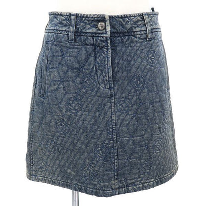 Chanel Denim Skirt Navy