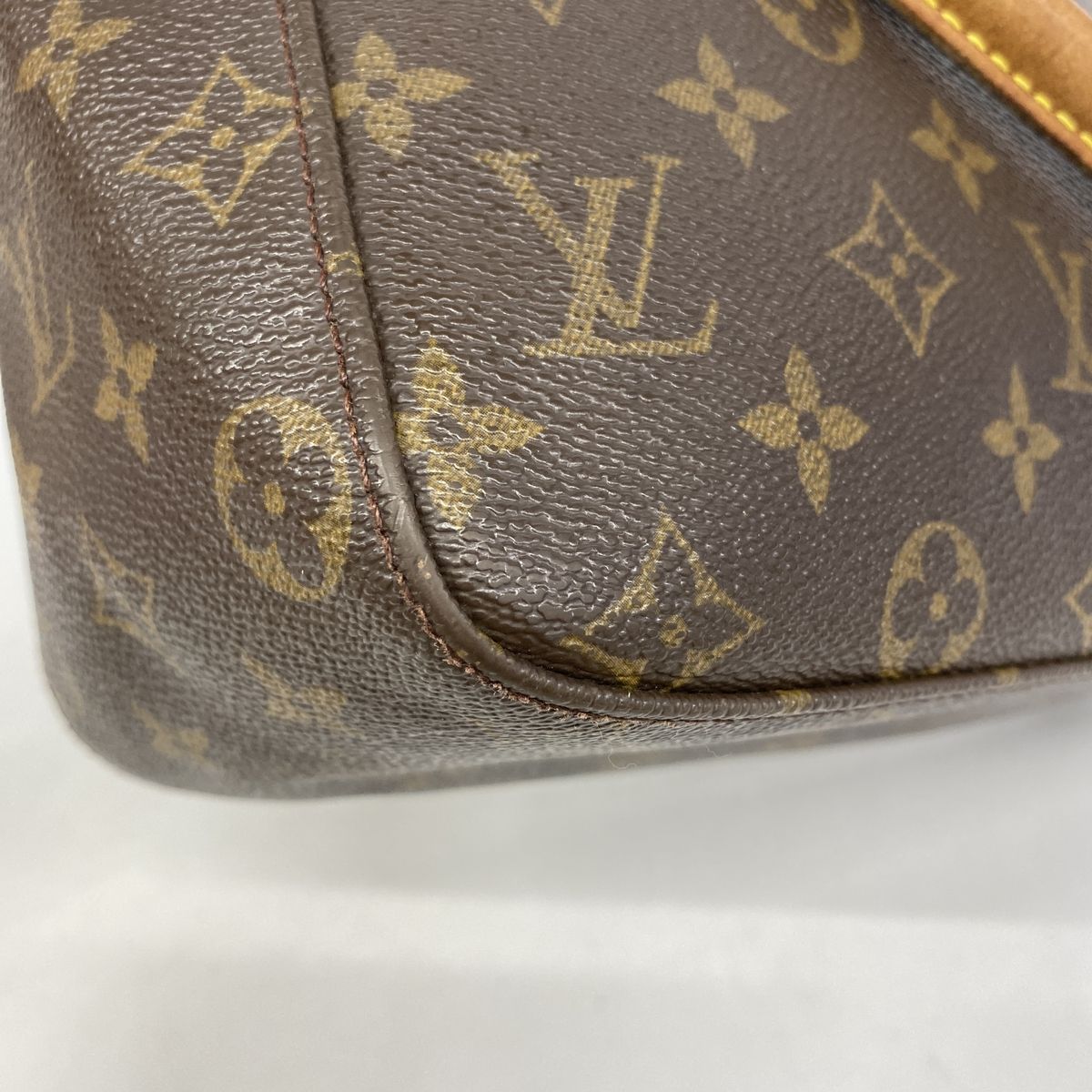 Louis Vuitton Shoulder Bag Monogram Looping GM Brown — view 6